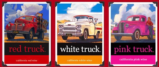 Red Truck Labels